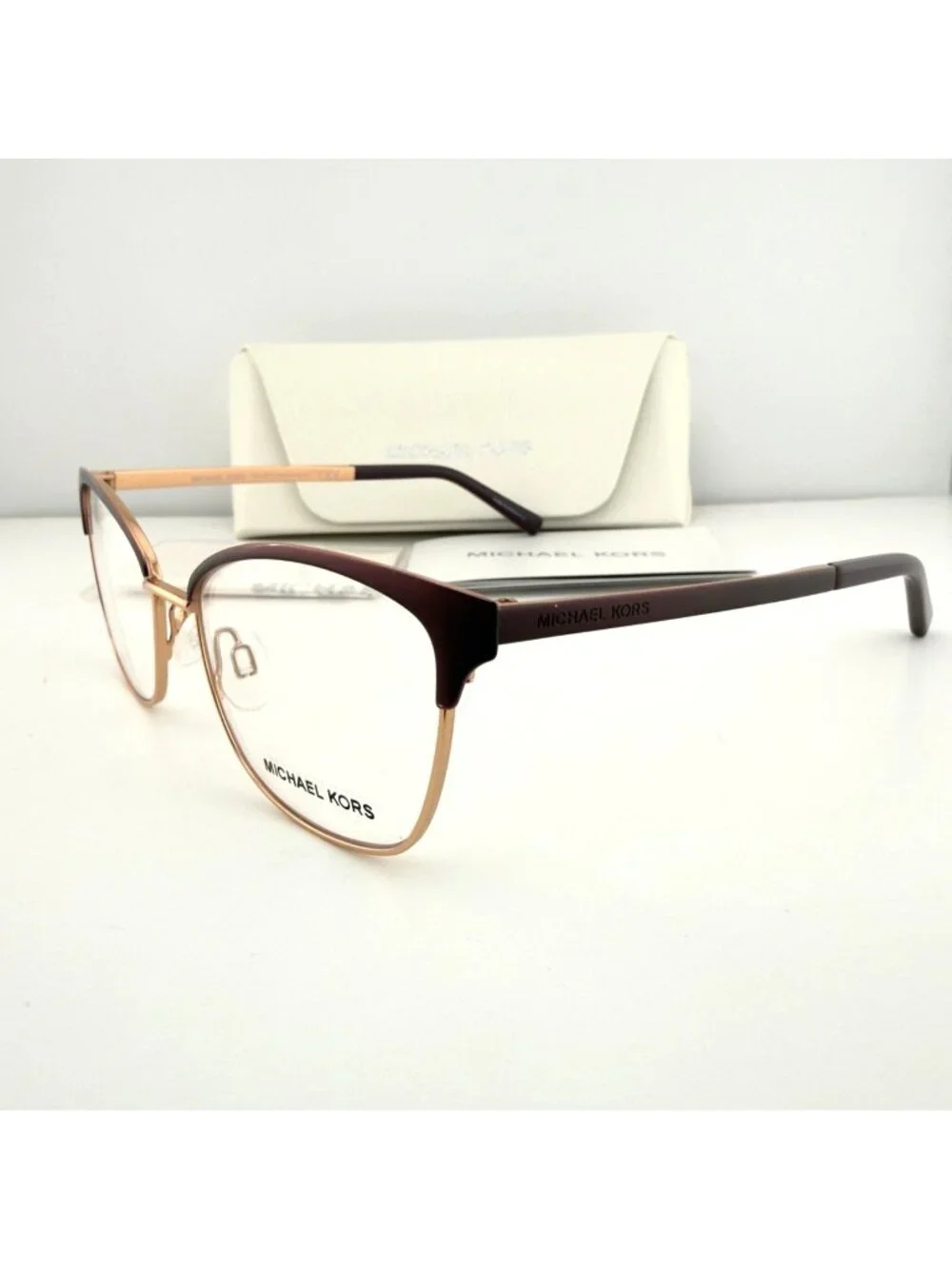 Michael Kors MK3012 Eyeglasses Frames Adrianna IV 1108 Cordovan Rose 51-17-135